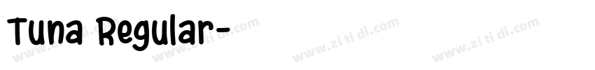 Tuna Regular字体转换